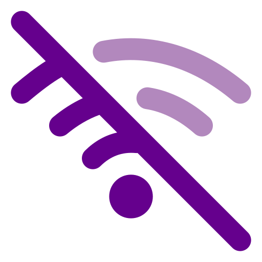 Network offline symbol icon